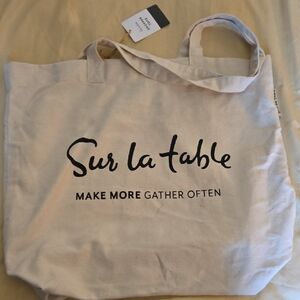 Sur La Table Cream Tote Bag